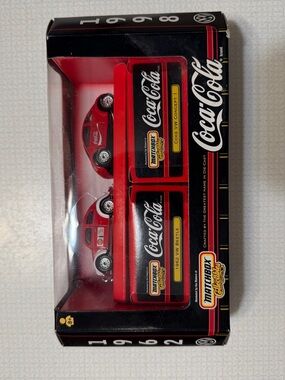 Matchbox Coca-Cola Red VW Beetle Toy Set - 2-Pack